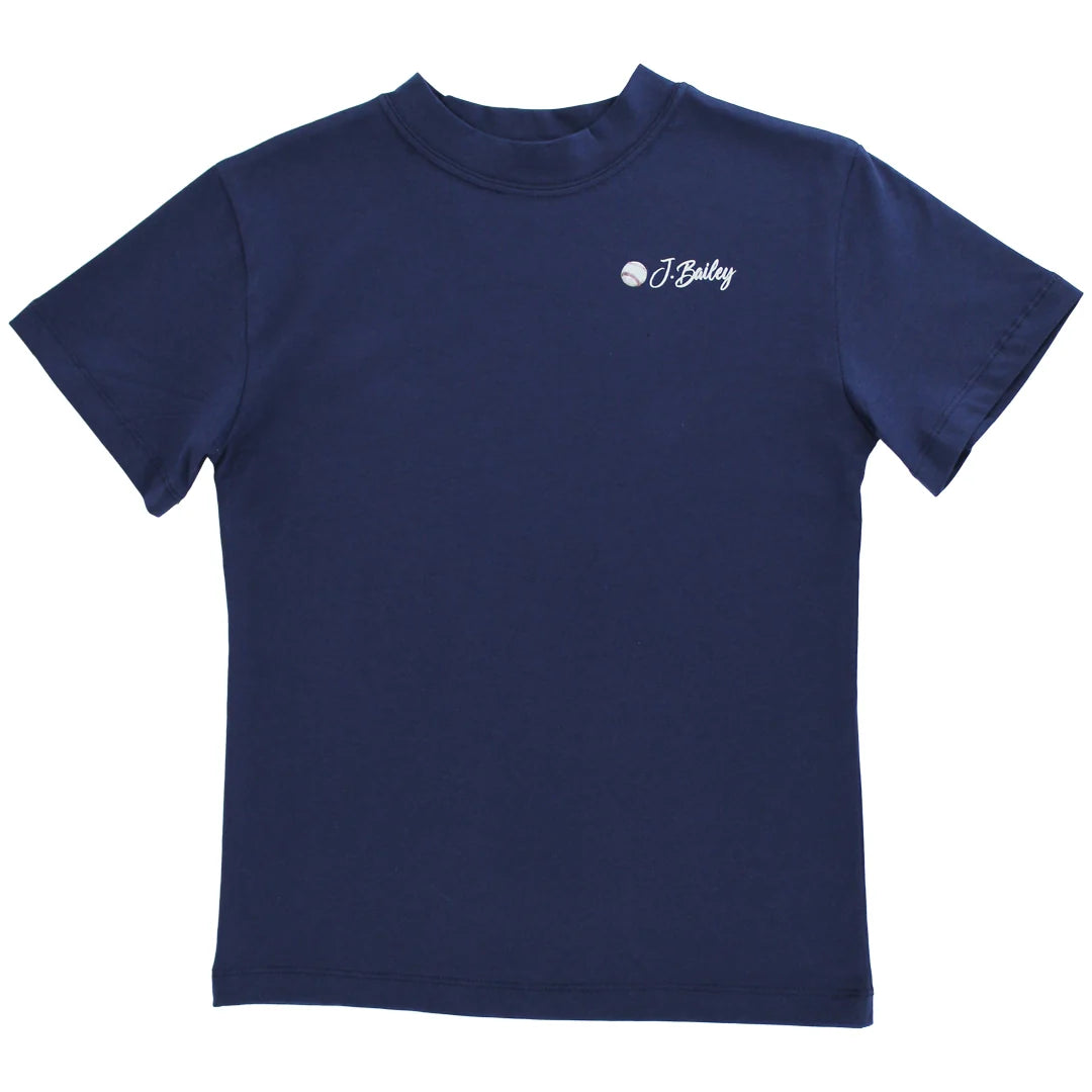 Logo Tee - Baseball on Navy