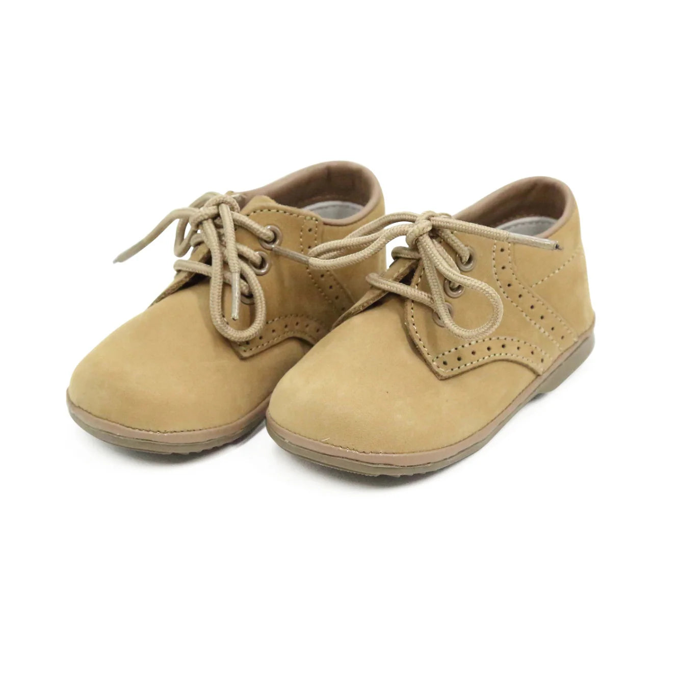 James Lace Up Shoe - Nubuck Khaki