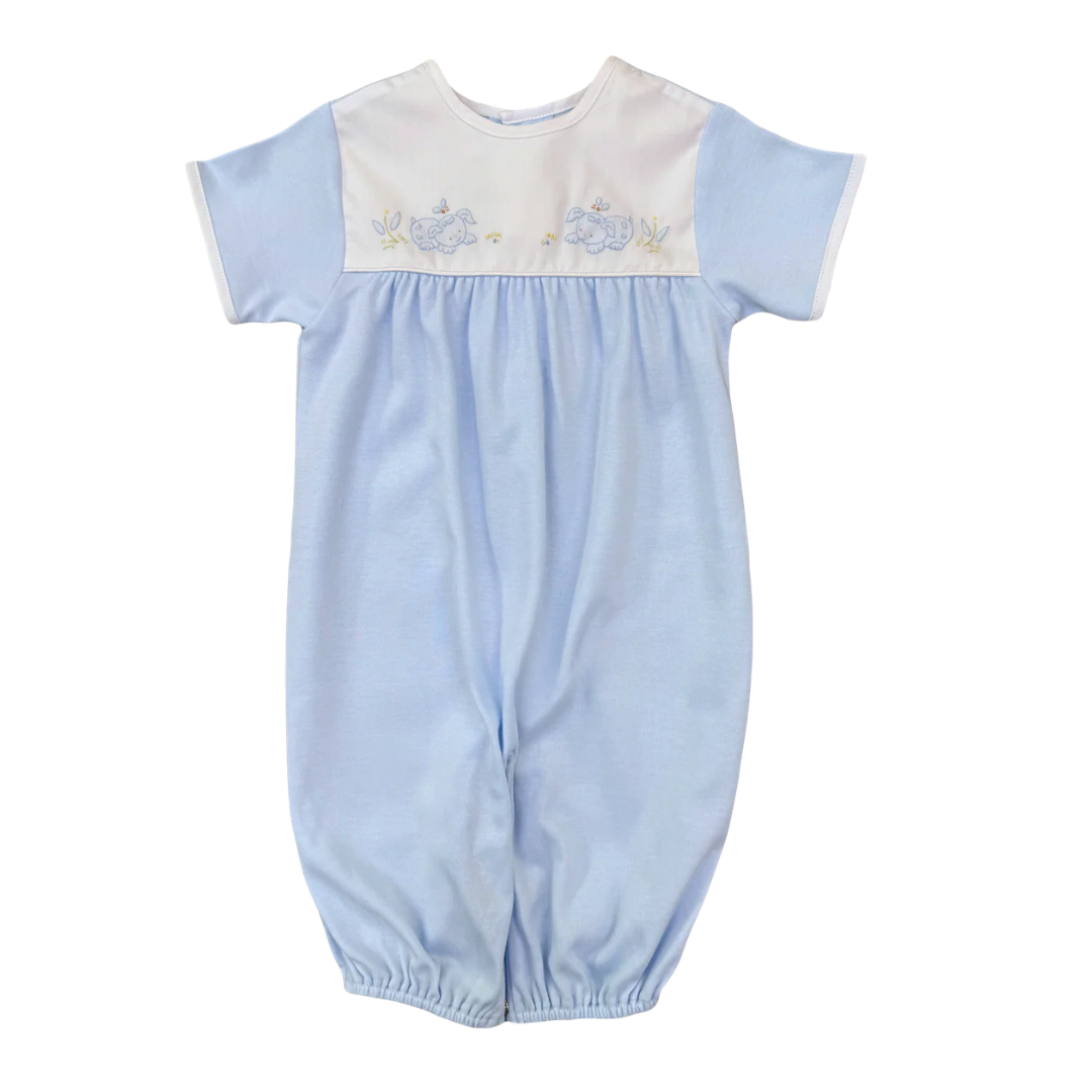Converter Gown with Blue Puppy Dogs