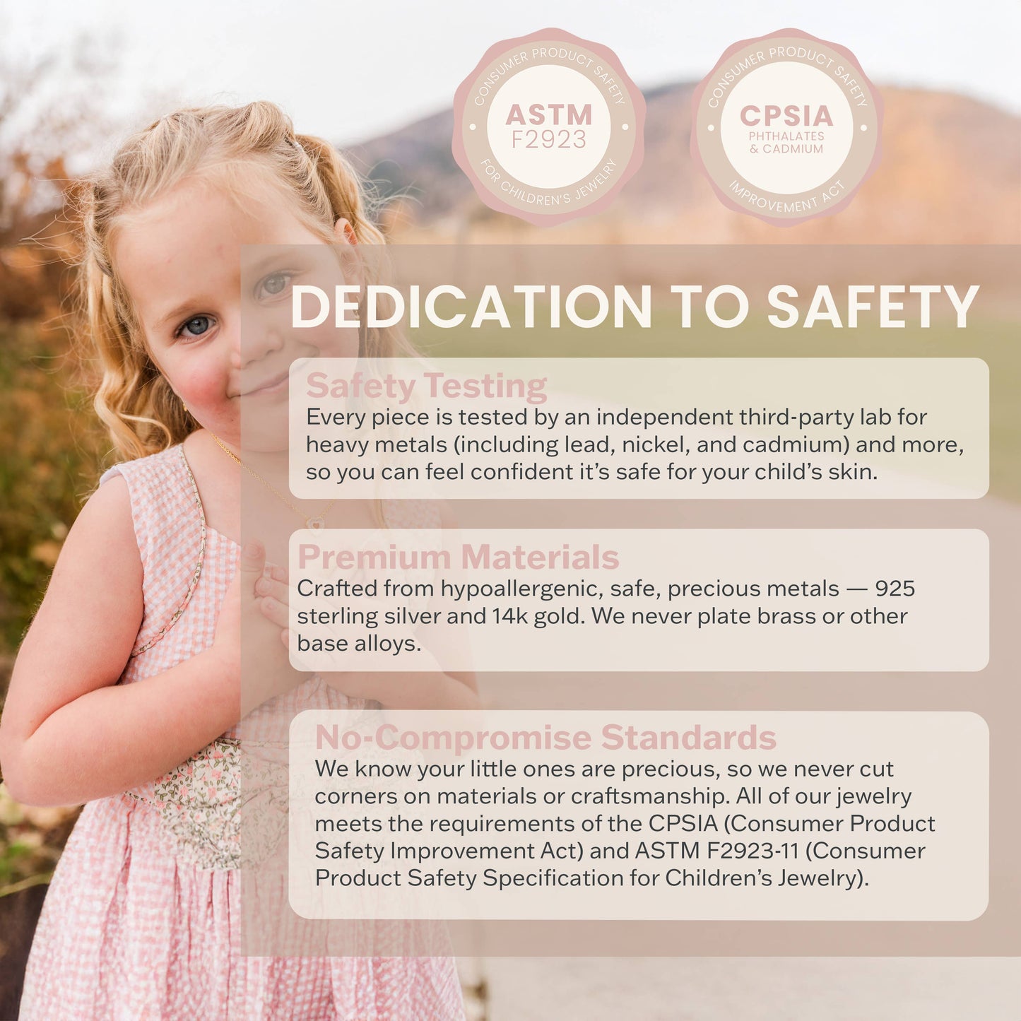 Gold-Plated Sterling Silver White Baby Rosary Baptism Gift