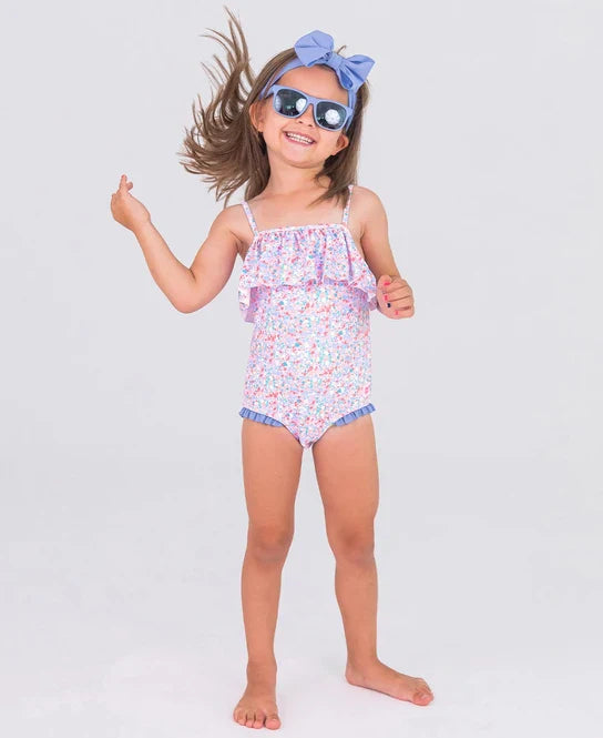 Sparkle Shimmer Single Ruffle One Piece