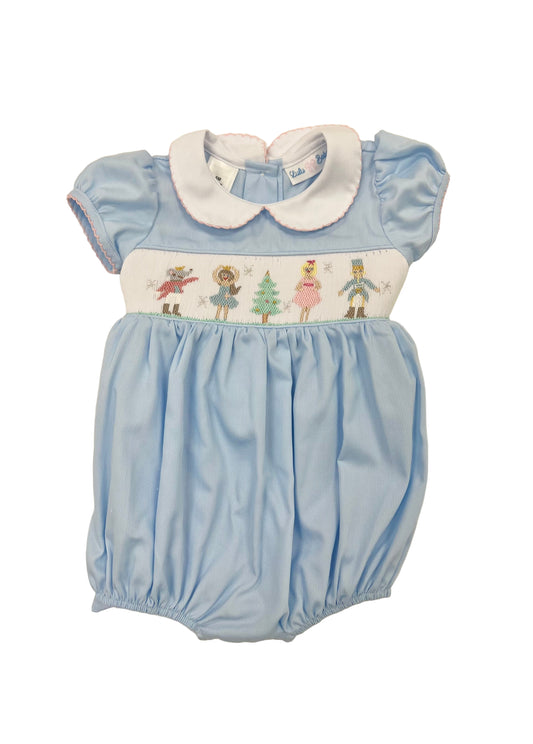 Nutcracker Smocked Girl Waist Bubble