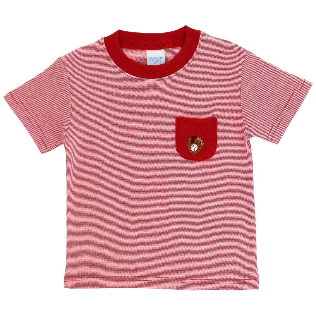 Baseball - Boys Pocket Tee