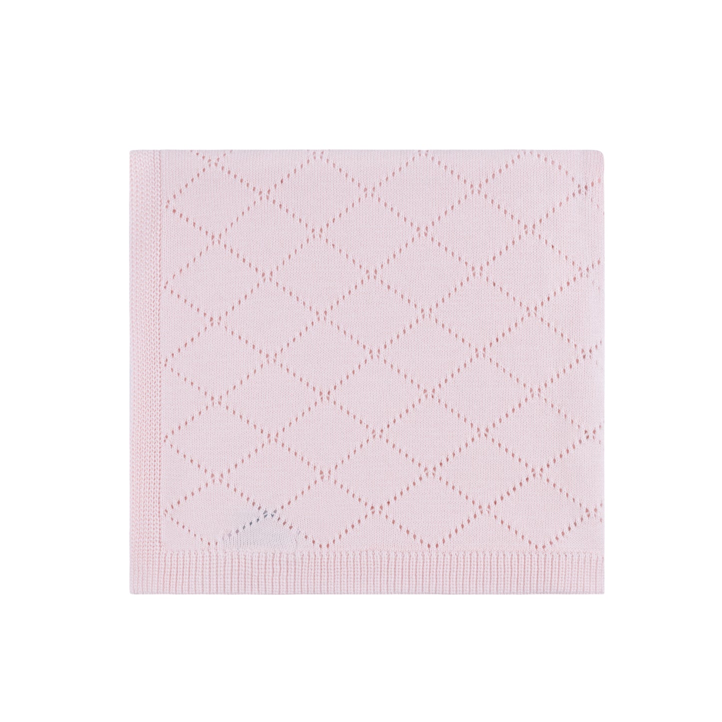 Diamond Pointelle Knit Blanket