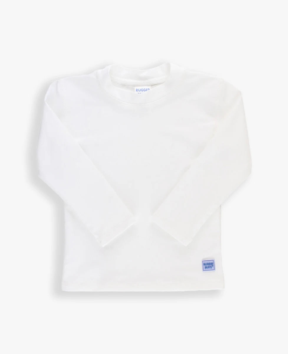 White Long Sleeve Rashguard
