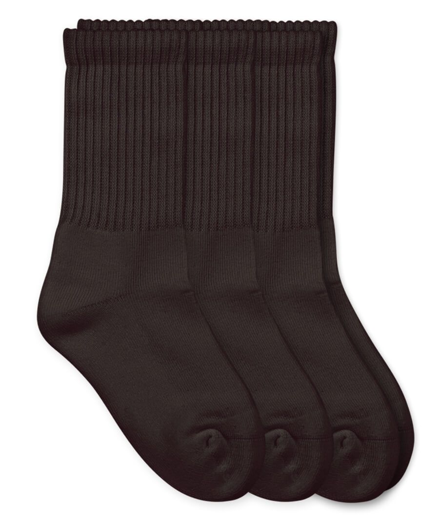 Jefferies Socks Smooth Toe Sport Crew Socks 3 Pair Pack
