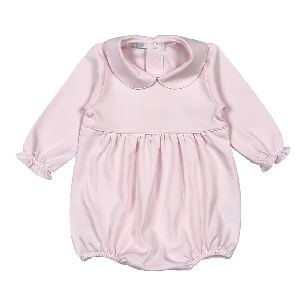Pink Pima Bubble Long Sleeves