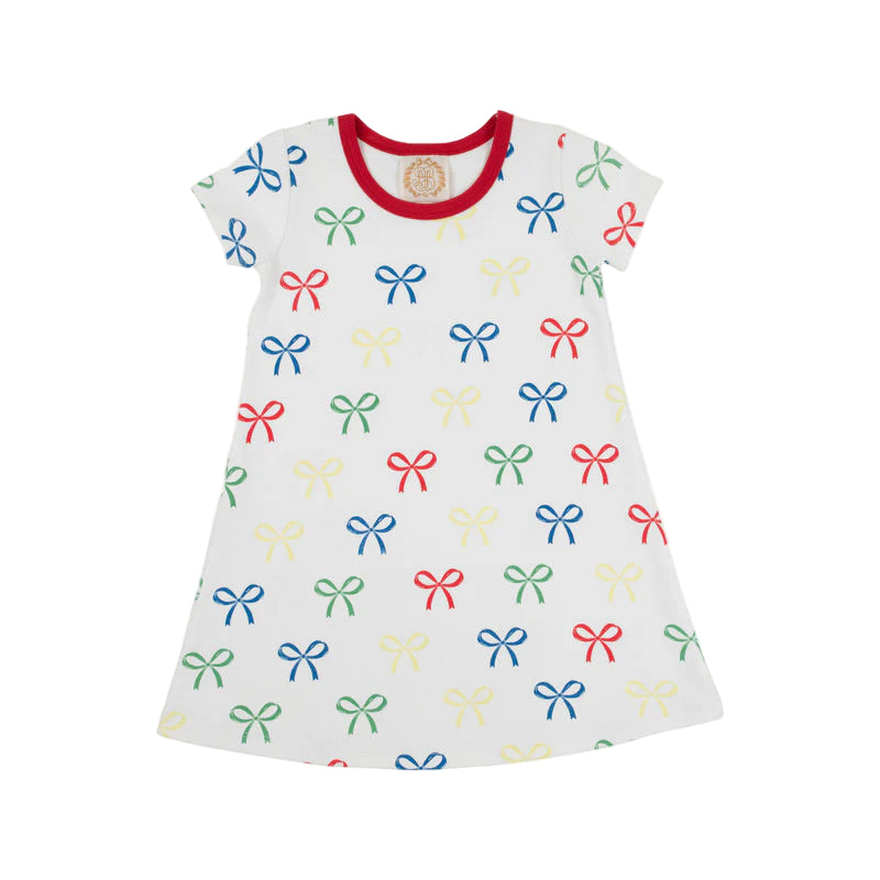 Ribbon Reminder/Richmond Red Polly Play Dress