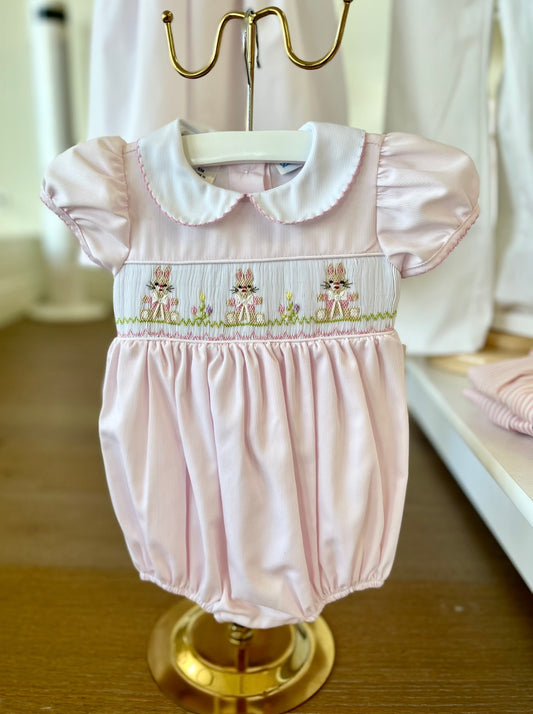 Smocked Waist Easter Bubble