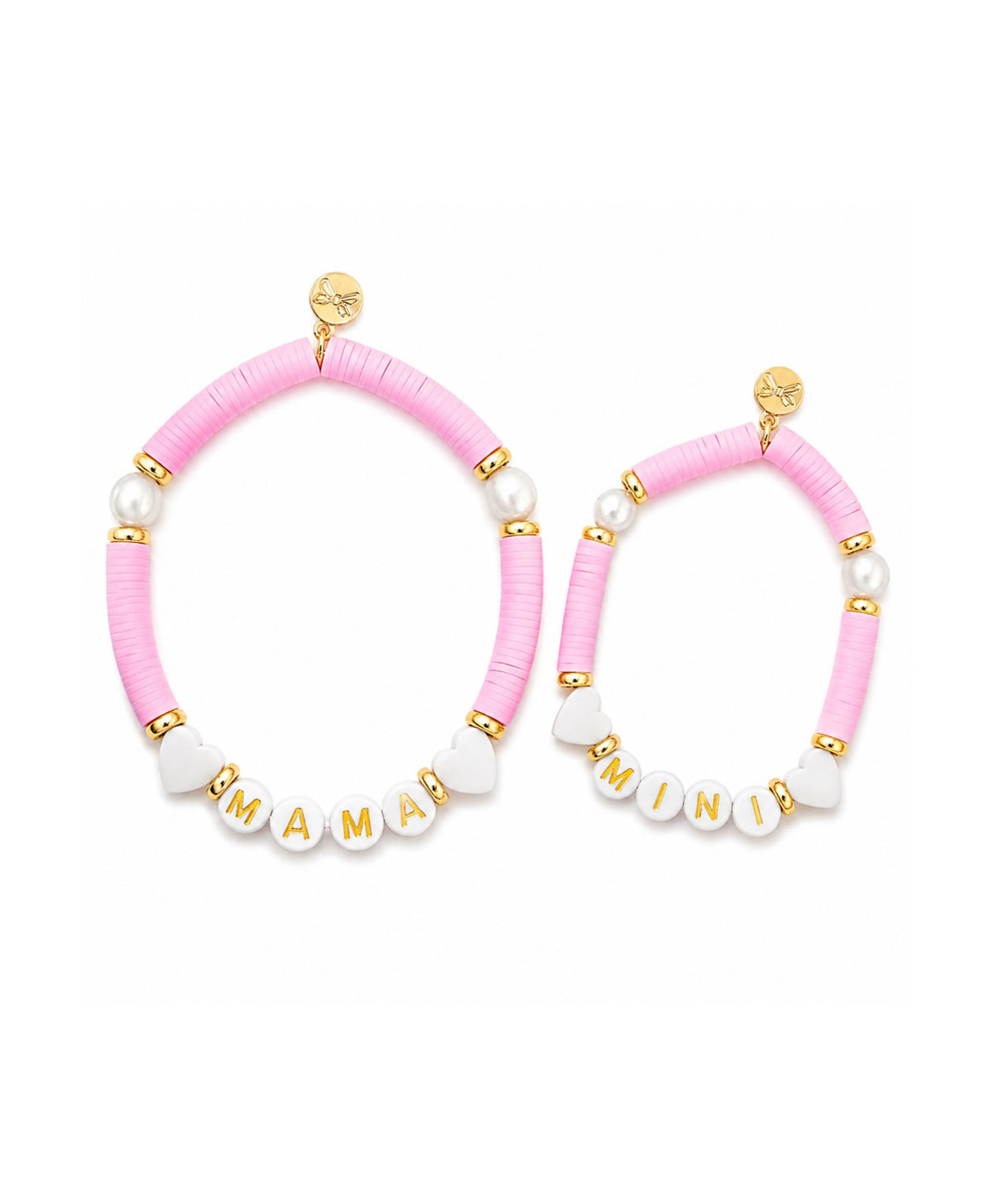 Bits & Bows - Pink Mama & Mini Bracelet
