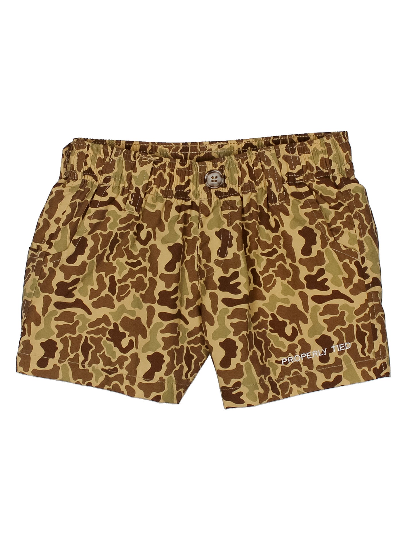 Boys Mallard Short Vintage Camo
