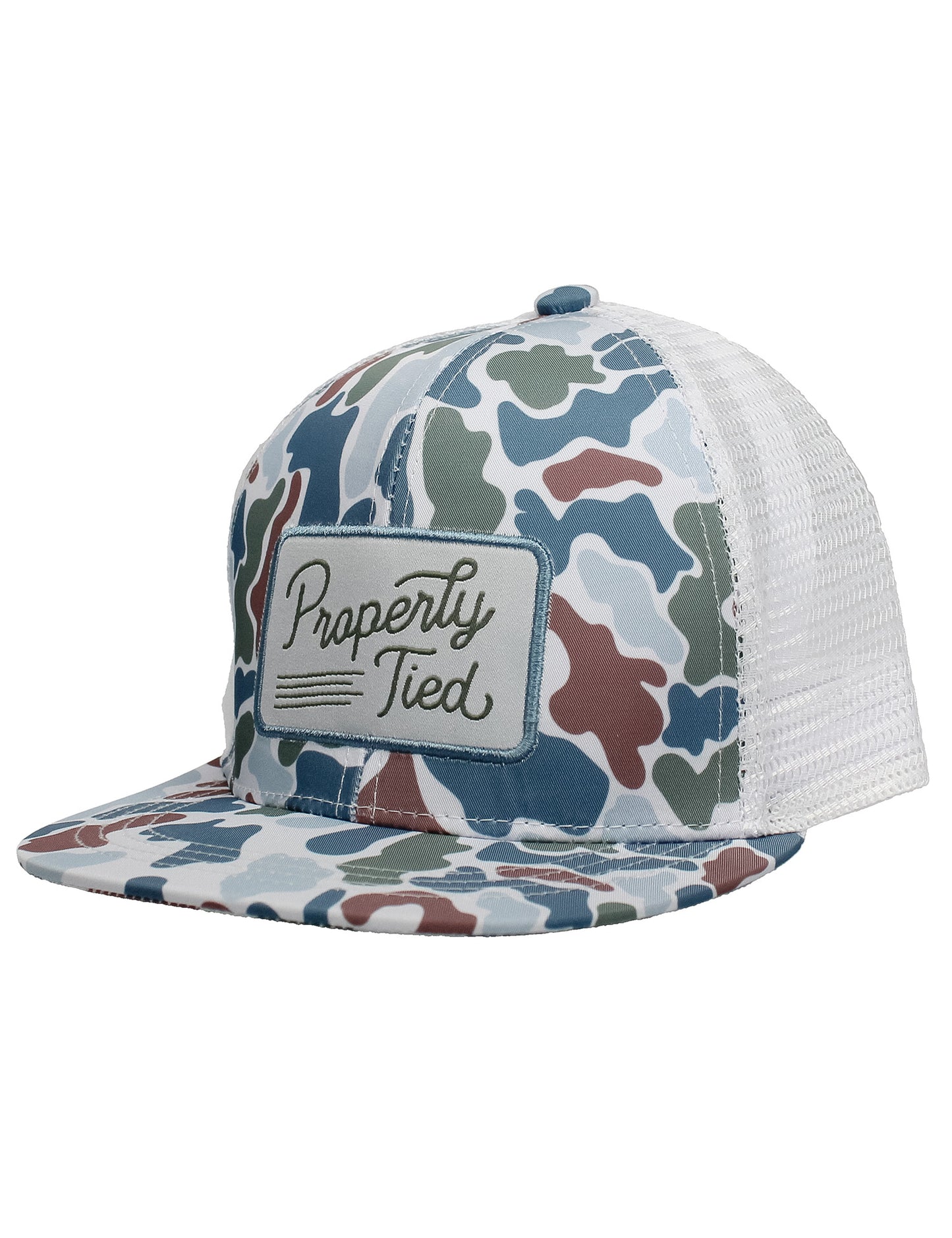 Boys Sportsman Trucker Hat Terra Camo