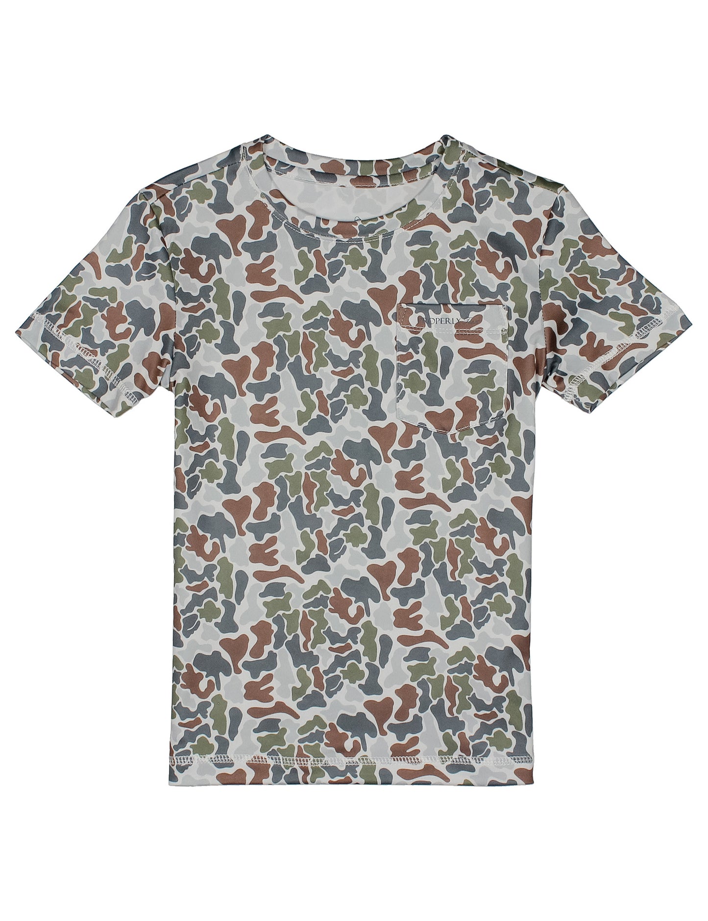 Boys Ravine Pocket Tee SS Tera Camo