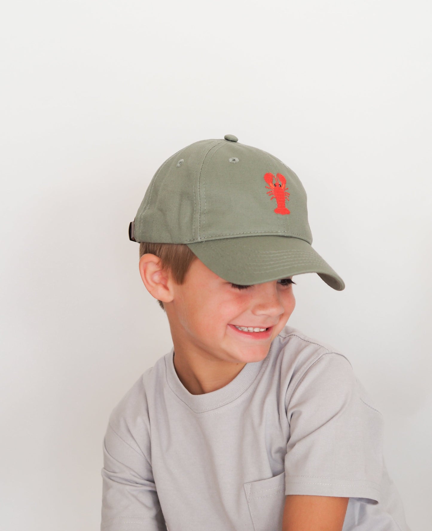 Crawfish Needlepoint Embroidered Hat