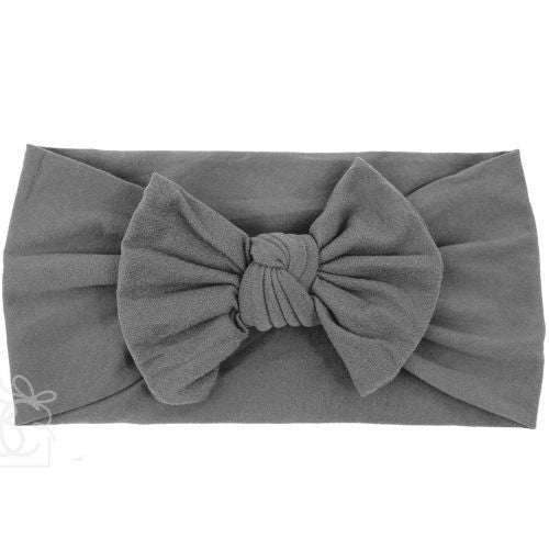 Wide Pantyhose Headband w/ Knot