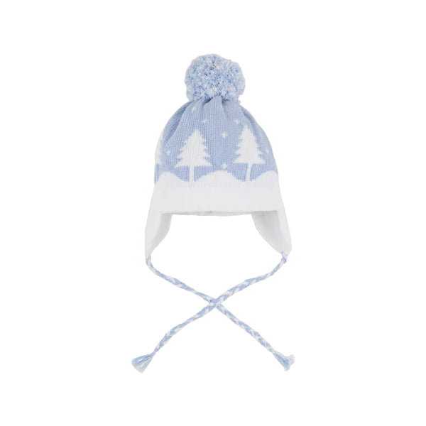 Parrish Pom Pom Hat - Beale Street Blue