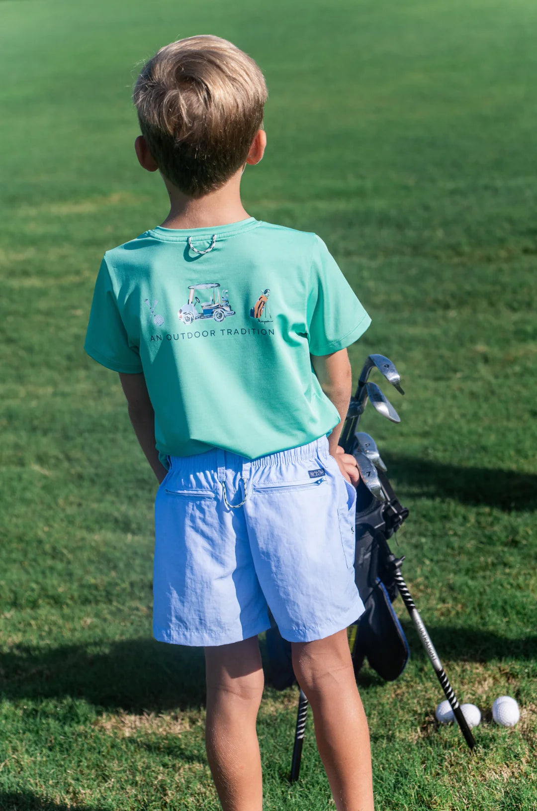 Kid's Pro Performance Short Sleeve T-shirt – Golf Cart Art