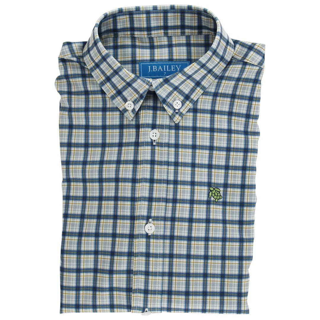 Bailey Boys Button Down, Stone