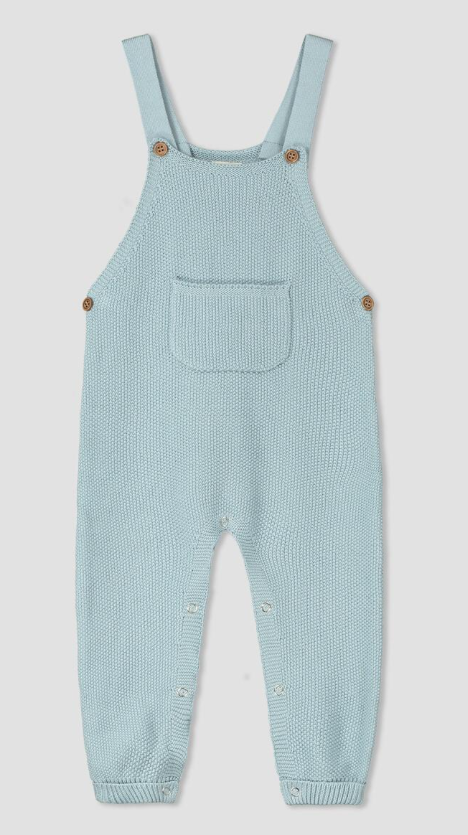 Perran Overall-Dusty Blue Knit