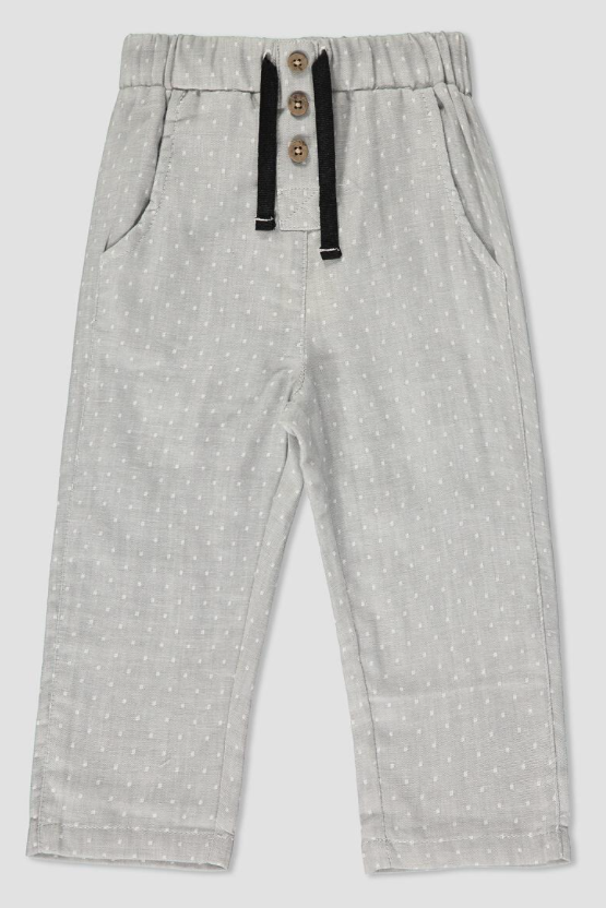 Hykka Pants-Grey Dot