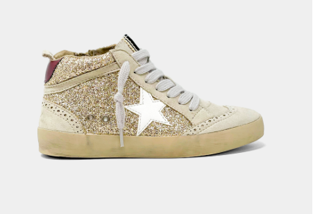 714 Gold Glitter Shoe
