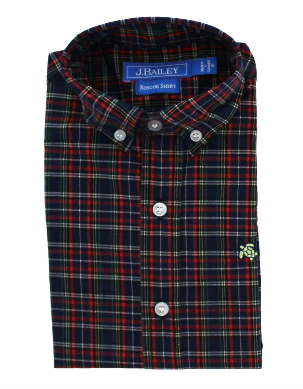 Roscoe Button Down-Spruce Plaid