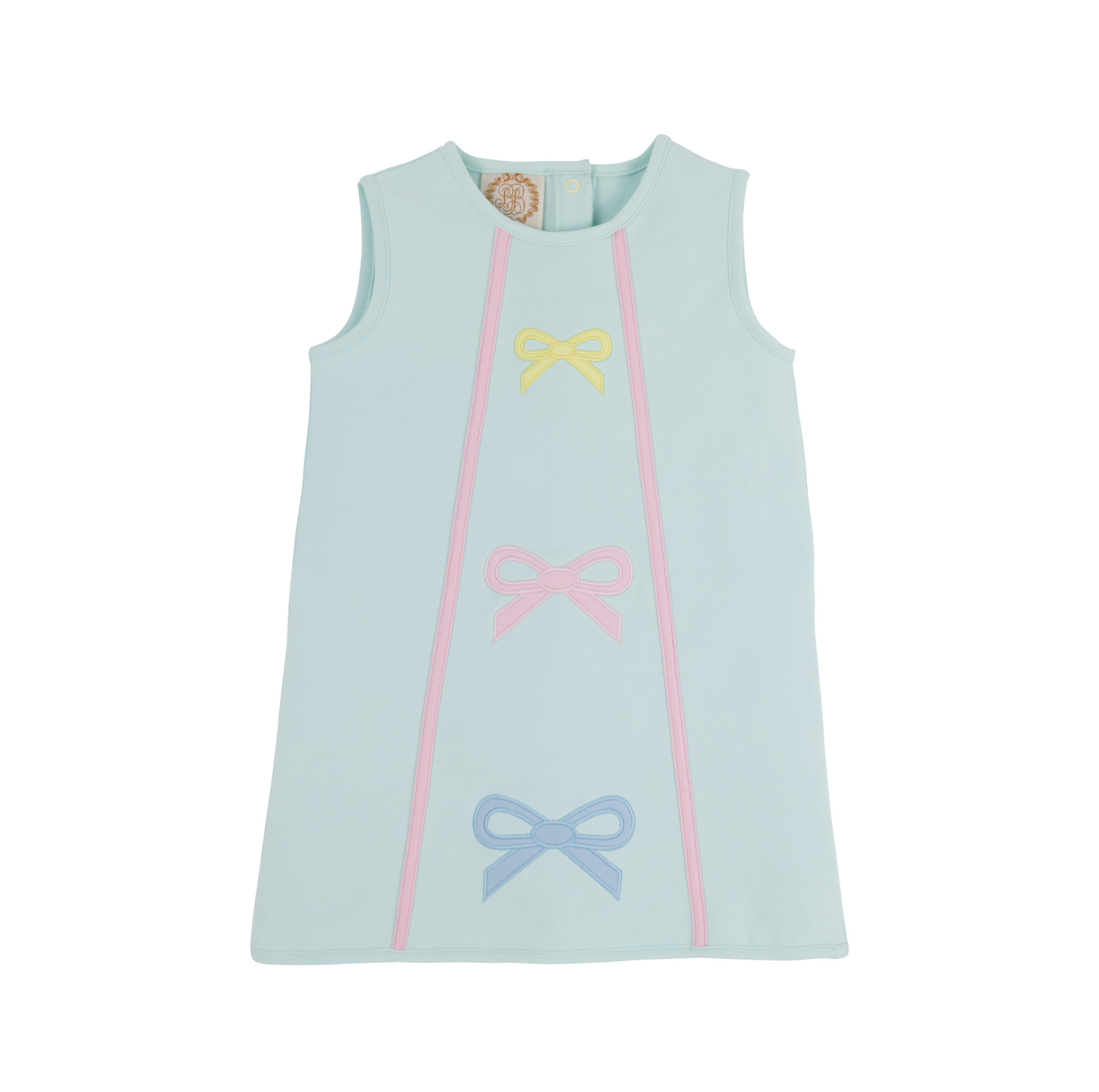 Annie Apron Sea Island Seafoam / Palm Beach Pink / Bows