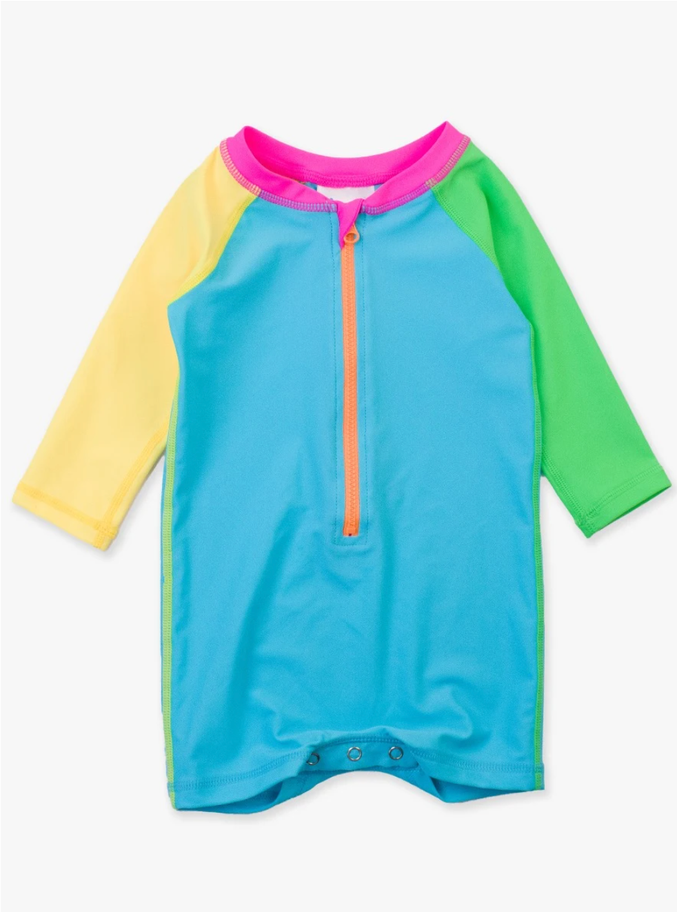 Neon Colorblock Long Sleeve 1pc Rashgard