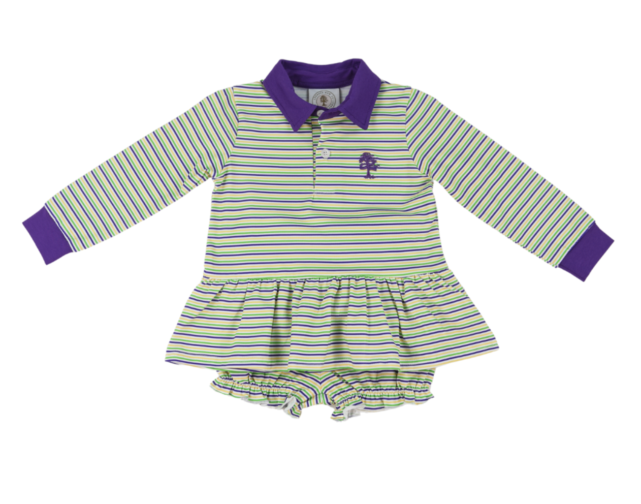 Throw Me Something Mister Girls Bubble Short Set