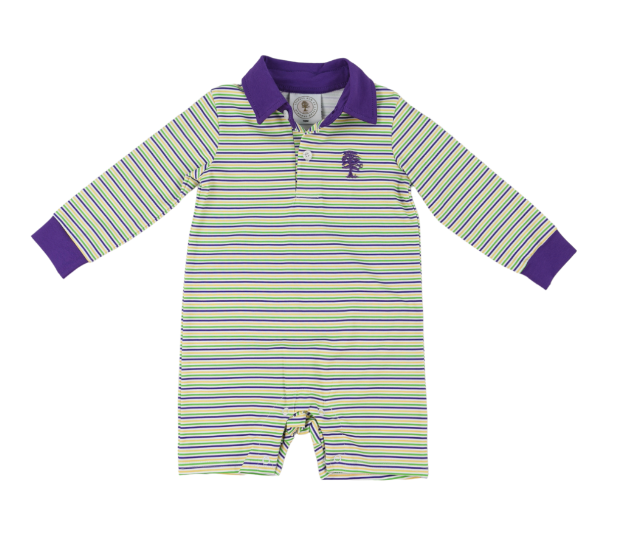 Throw Me Something Mister Boys Romper