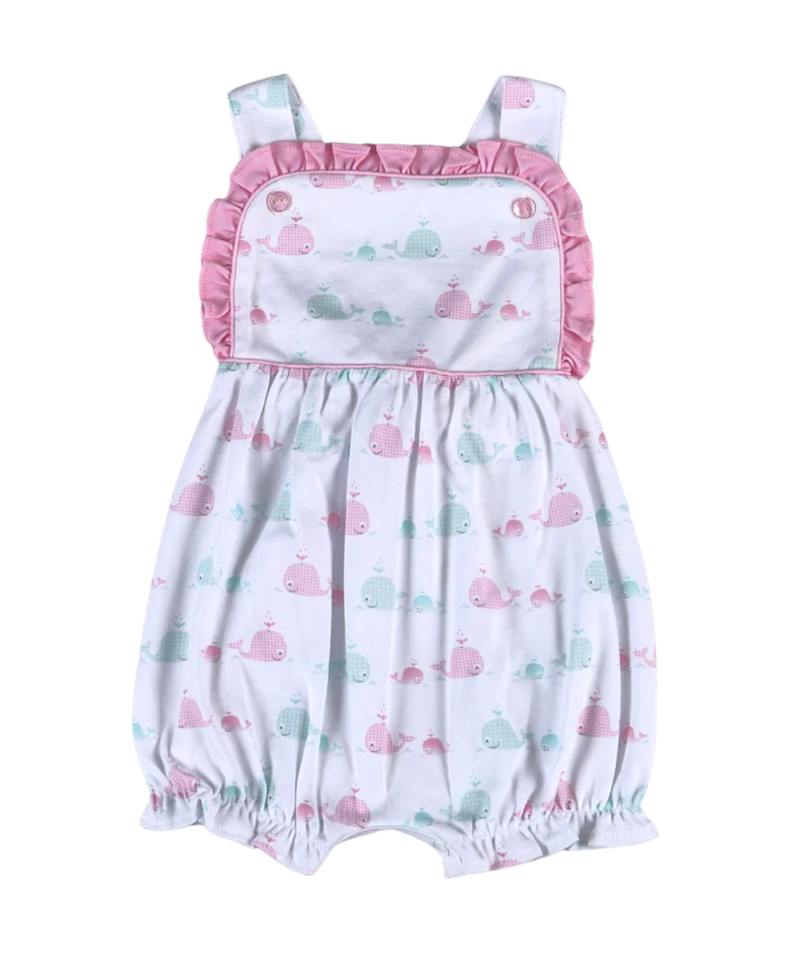 Whales Pink Sun Bubble