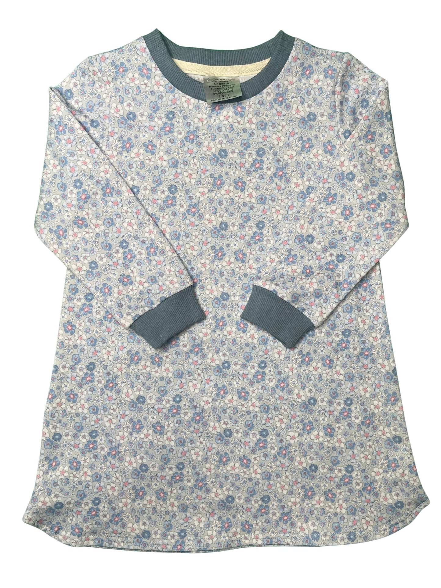Floral Sweatshirt Dress