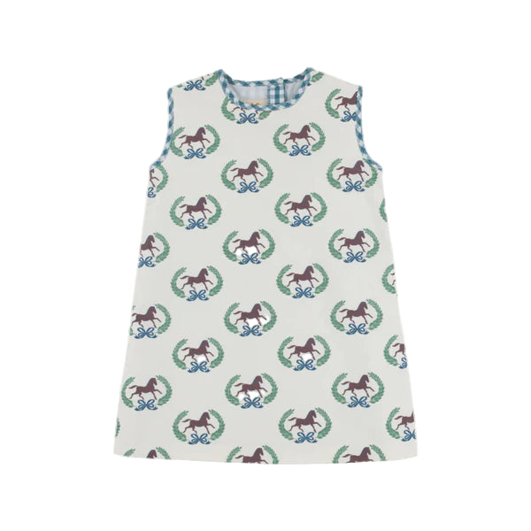 Highland Horse Annie Apron Dress