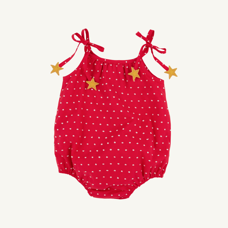 Richmond Red & Worth Avenue Dallas Dot with Star Ties Junie B. Bubble