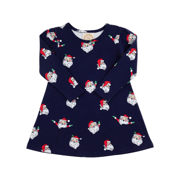 Beaufort Bonnet Long Sleeve Penny's Play Dress-Santa