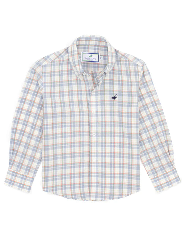 Boys Seasonal Sport Shirt - Prairie Sky