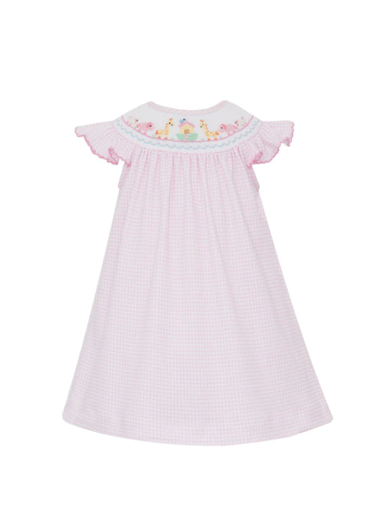 NOAH´S ARK GIRLS- Lt.pink gingham dress