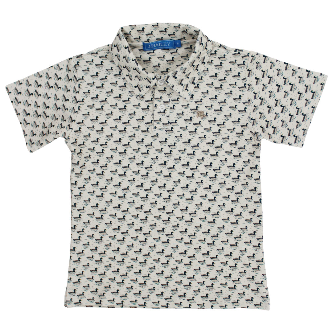 S/S PERFORMANCE POLO-MALLARDS