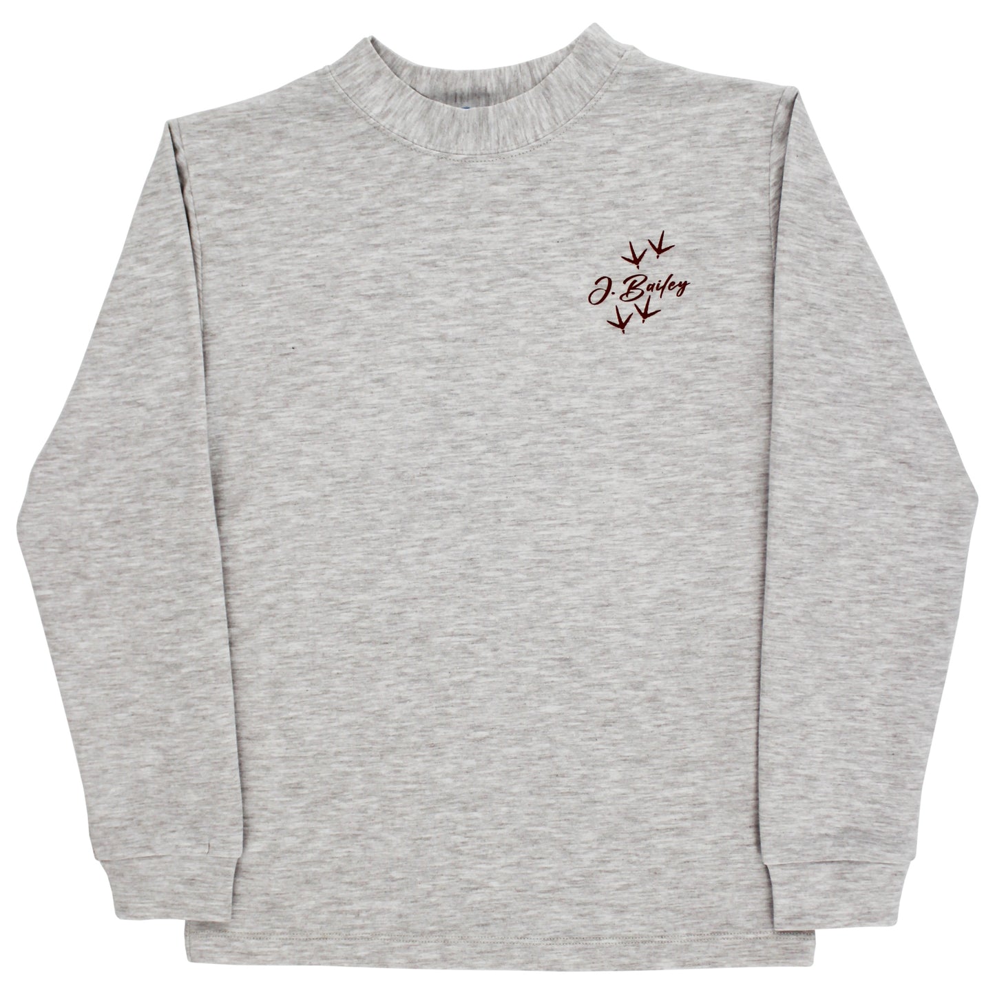 L/S LOGO TEE-TURKEY/OATMEAL