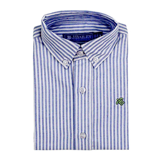 Button Down Striped Oxford