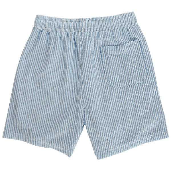 Board Short Blue Stripe Seerucker