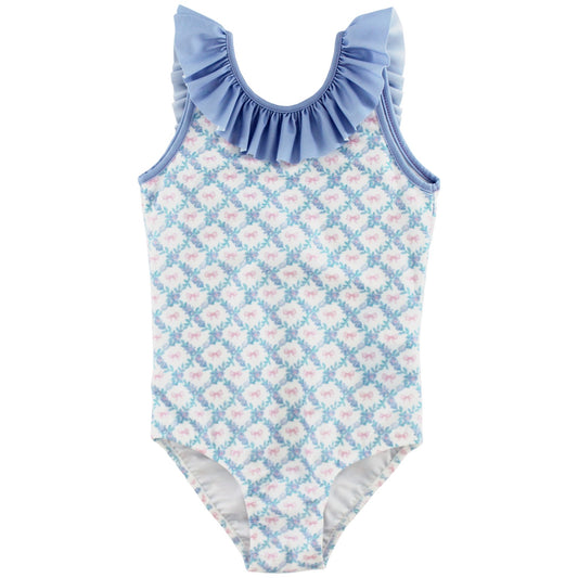 Girls Spandex Swim, Trellis