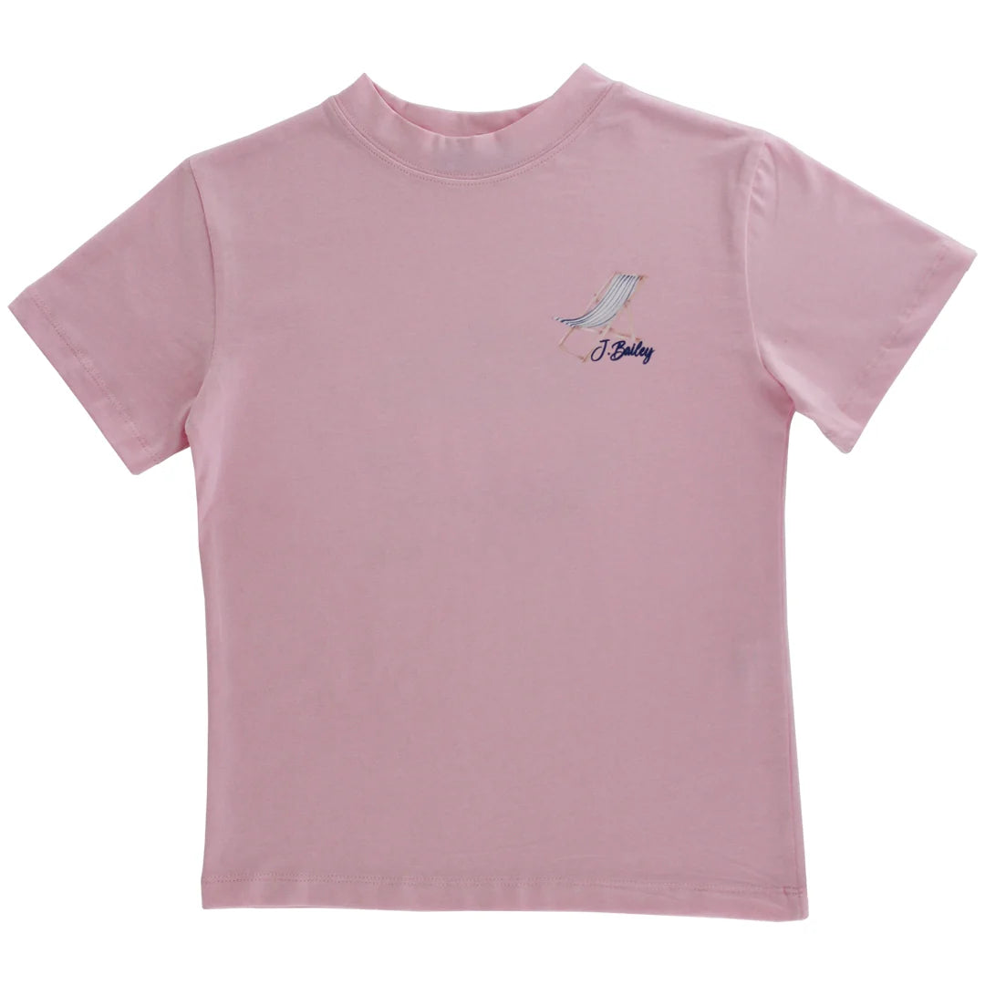 Girls Logo Tee - Beach Chairs on Sorbet