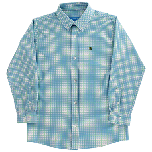 Performance Roscoe Button Down Shirt - Peacock