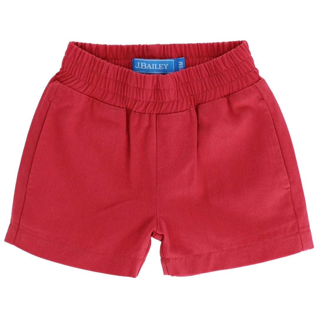 Seaside Pull on Short - Nantucket Red