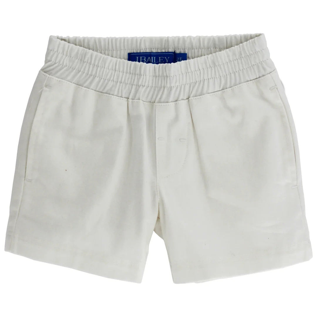 Seaside Pull on Short - White Twill