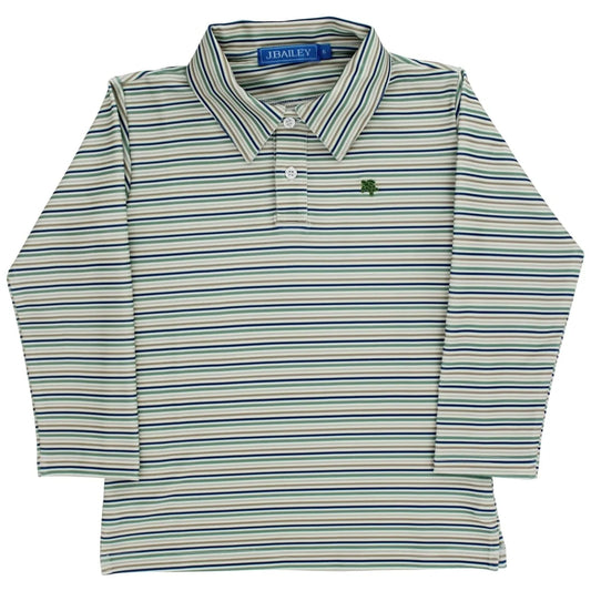 Performance Harry Long Sleeve Polo - Olive