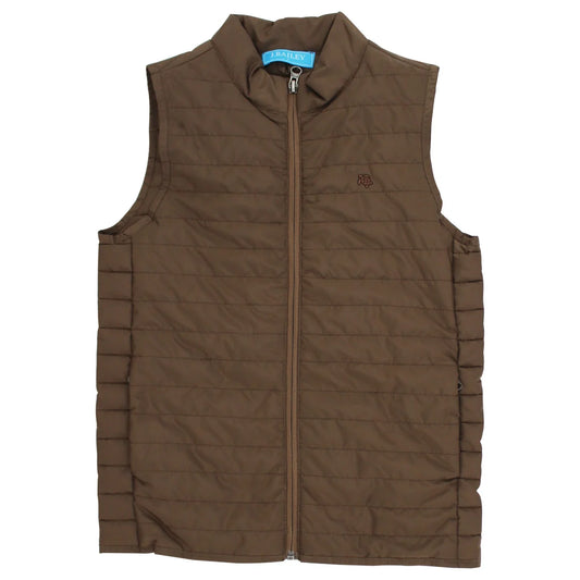 Quilted Vest - Chestnut