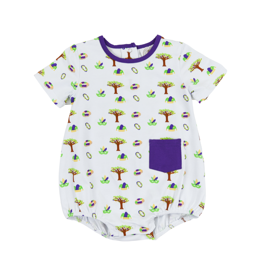 Mardi Gras Bead Boy Bubble