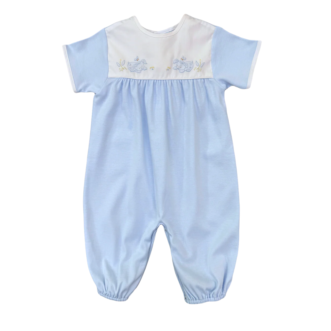 Converter Gown with Blue Puppy Dogs
